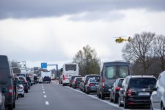 Ongeval op de Duitse A31 tussen knooppunt Meppen-Nord en Wesuwe