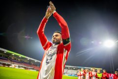 Franck Evina na bekendmaking Man van de Wedstried